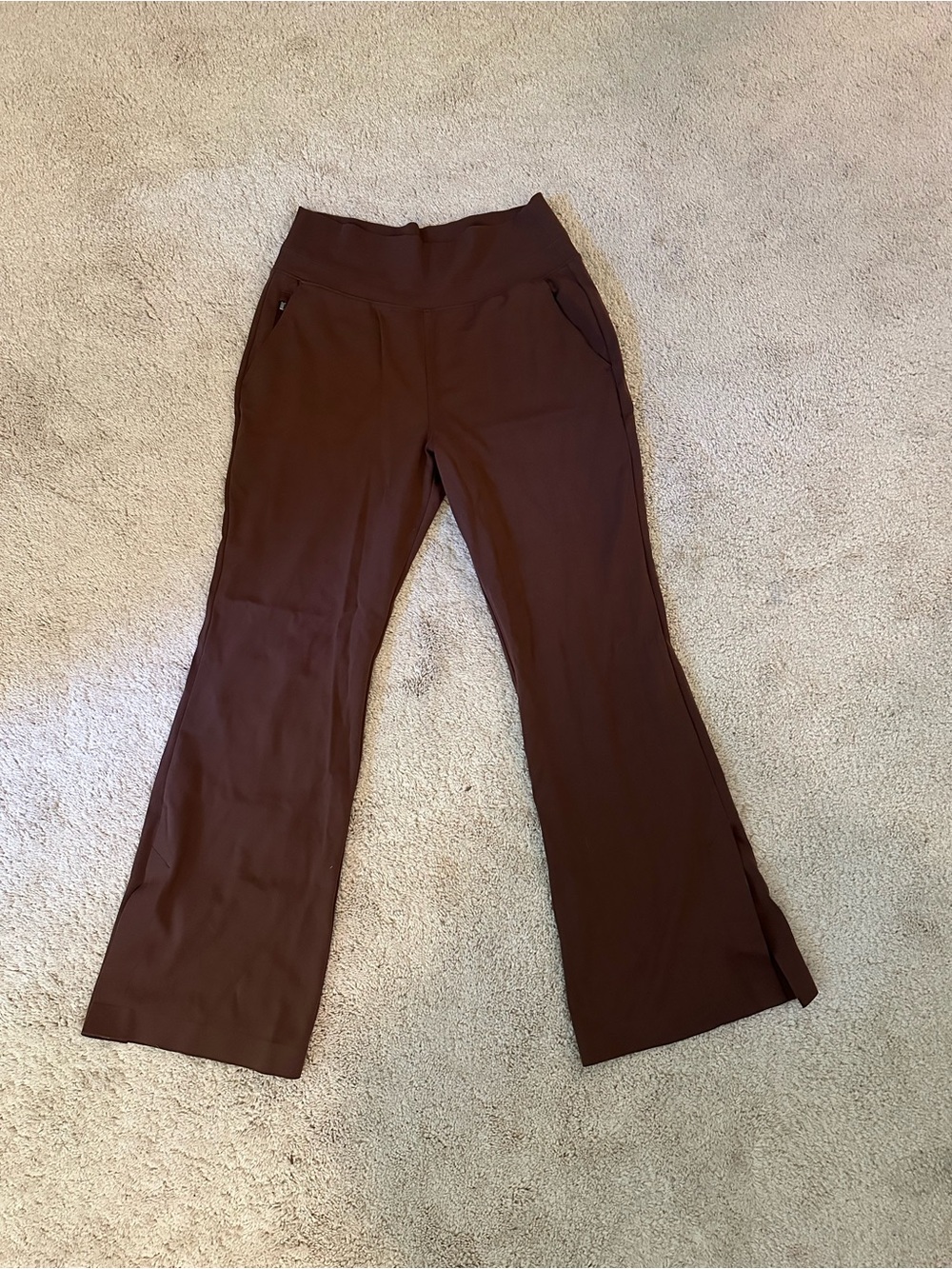 Athleta Chocolate Brown Boot-Cut Flare Pants